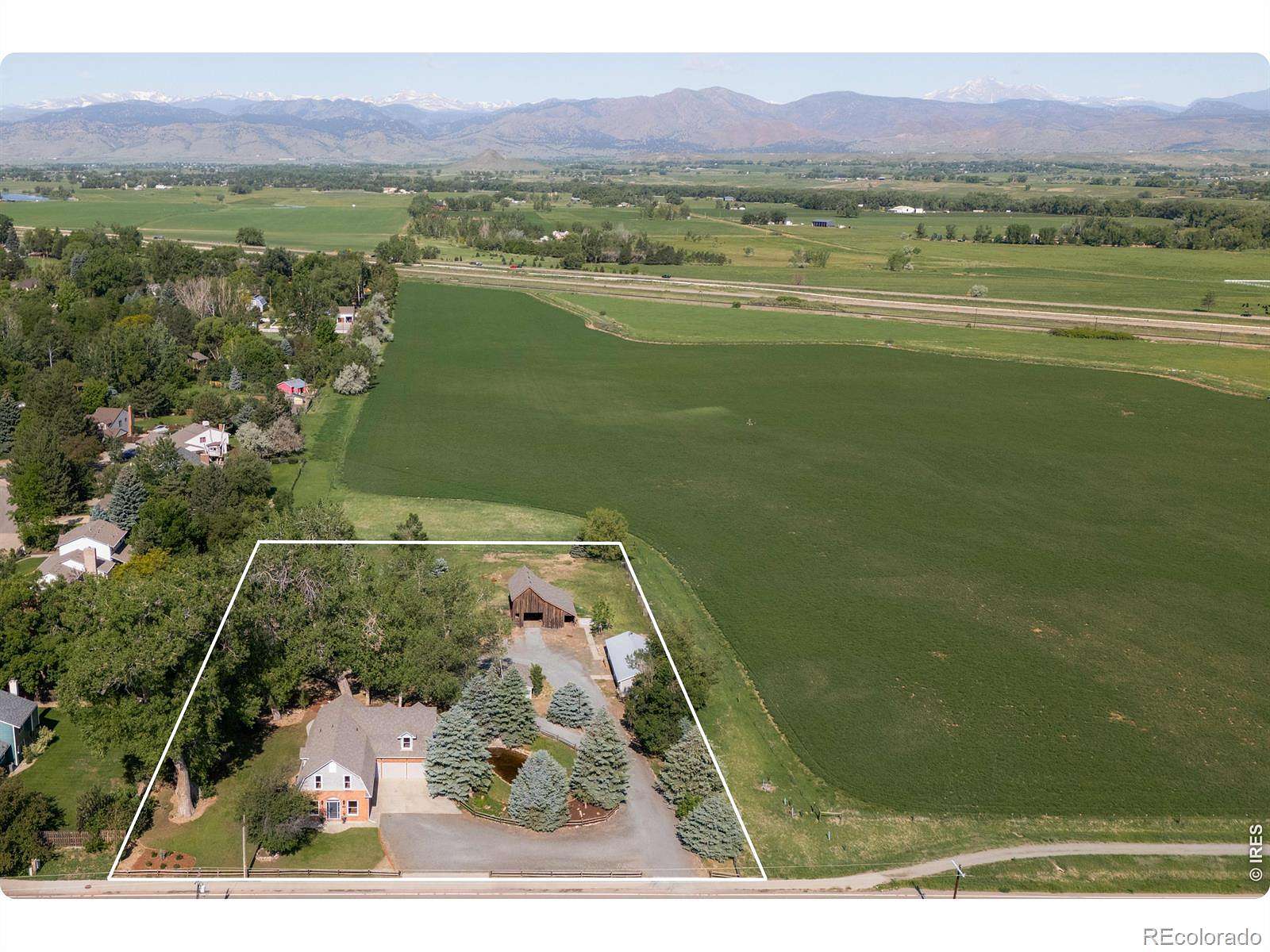 1.75 Acres of Land with Home for Sale in Niwot, Colorado