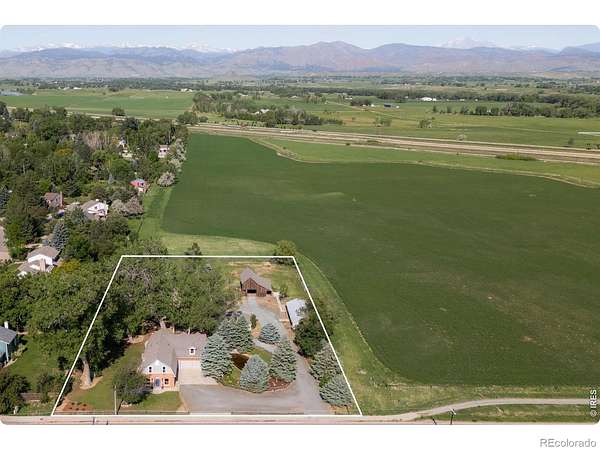 1.75 Acres of Land with Home for Sale in Niwot, Colorado