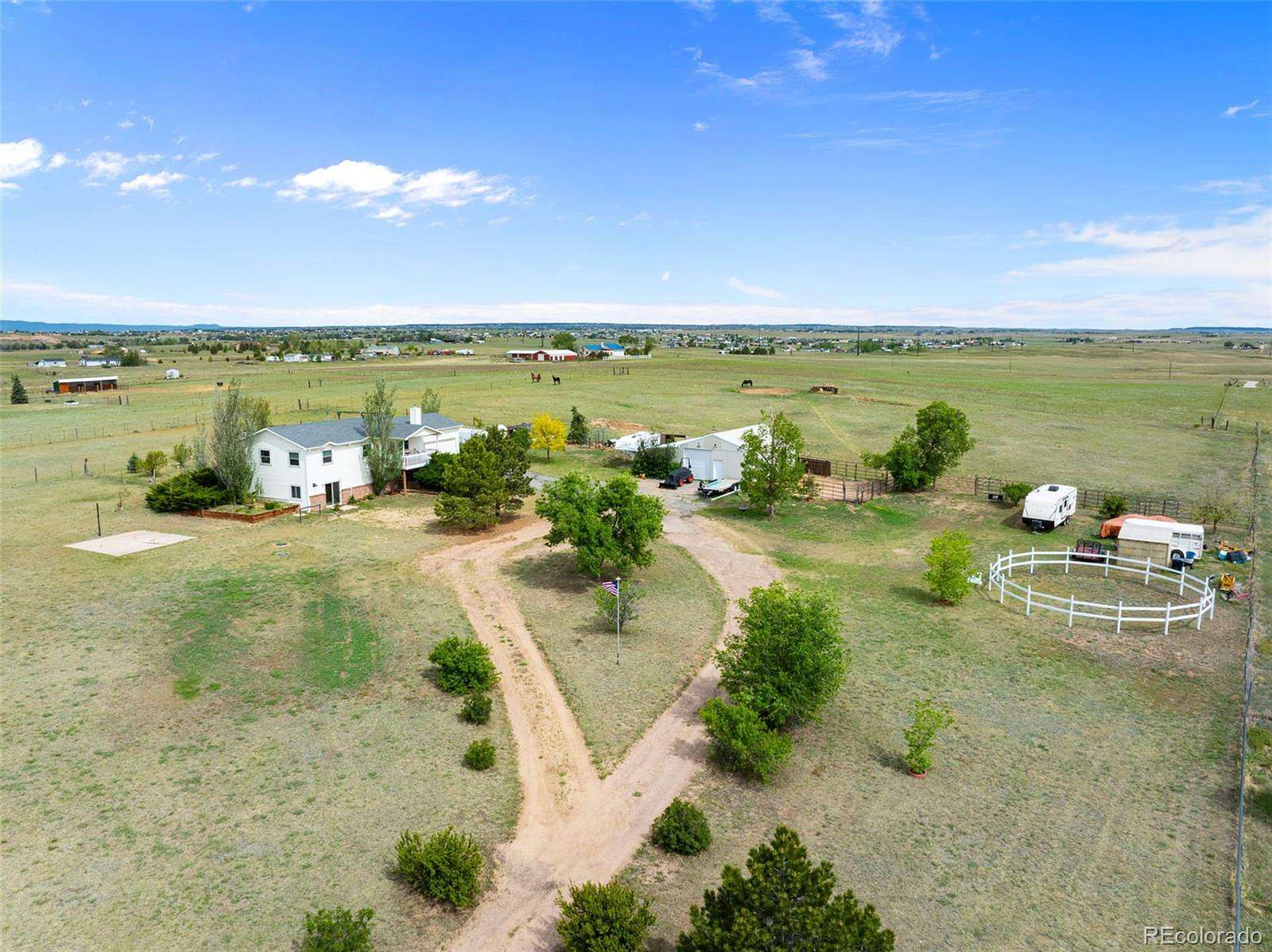 5 Acres of Land with Home for Sale in Peyton, Colorado