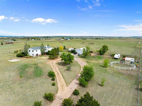 5 Acres of Land with Home for Sale in Peyton, Colorado