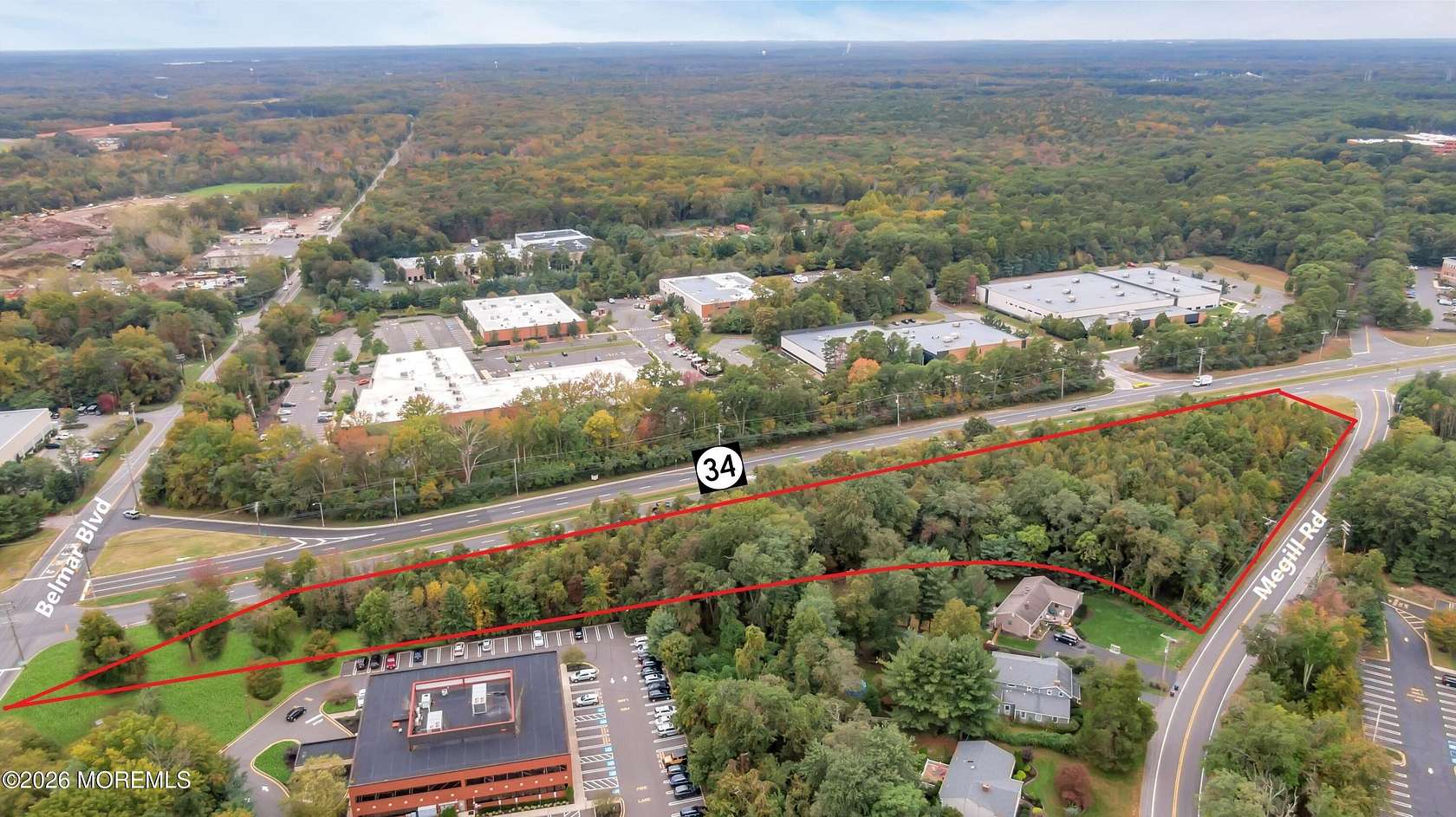 2.83 Acres of Commercial Land for Sale in Wall Township, New Jersey