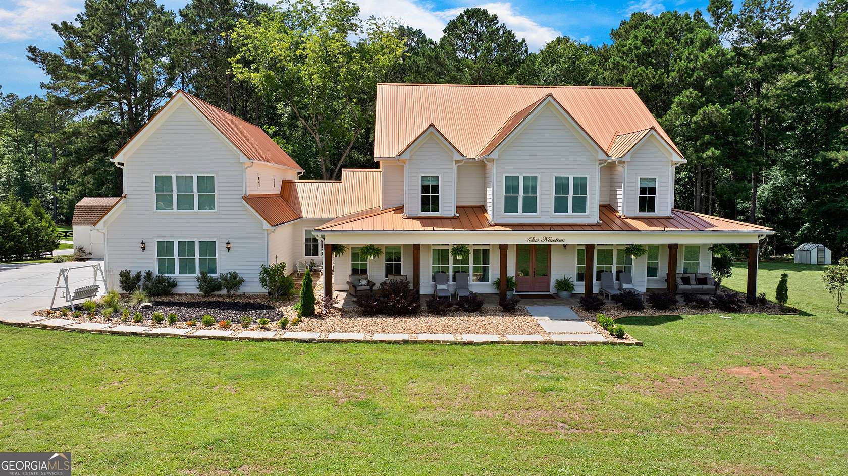 3.37 Acres of Land with Home for Sale in Fayetteville, Georgia