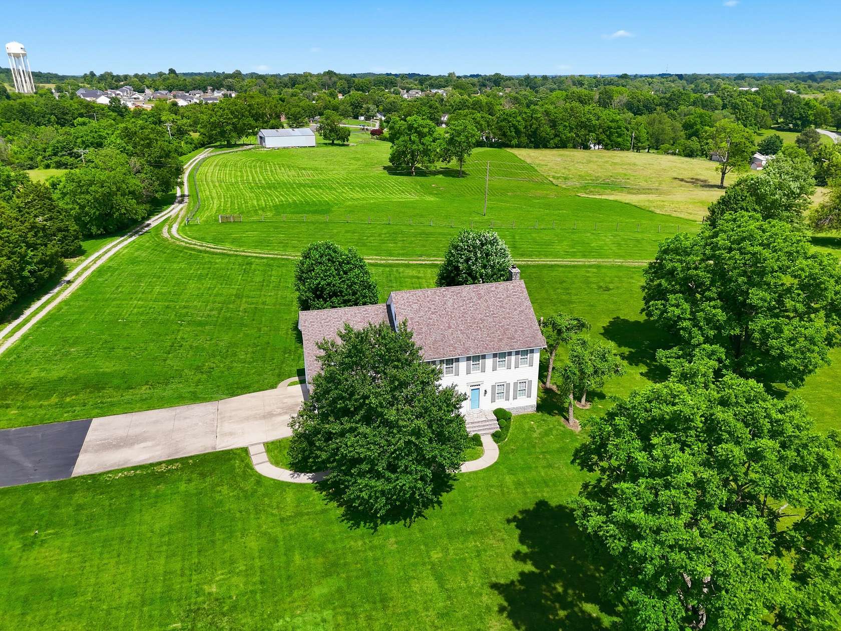 10 Acres of Land with Home for Sale in Lawrenceburg, Kentucky