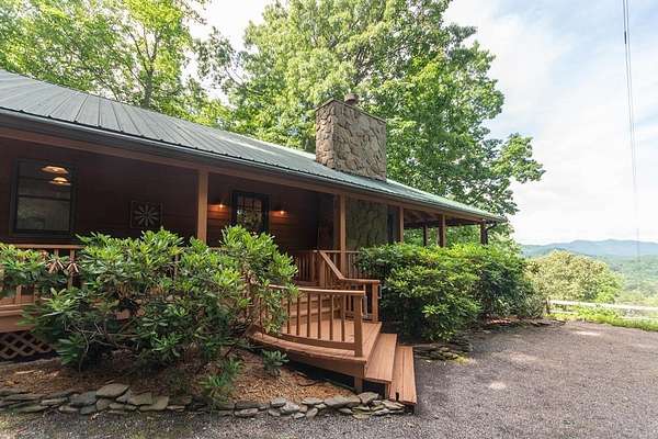 10.5 Acres of Land with Home for Sale in Franklin, North Carolina