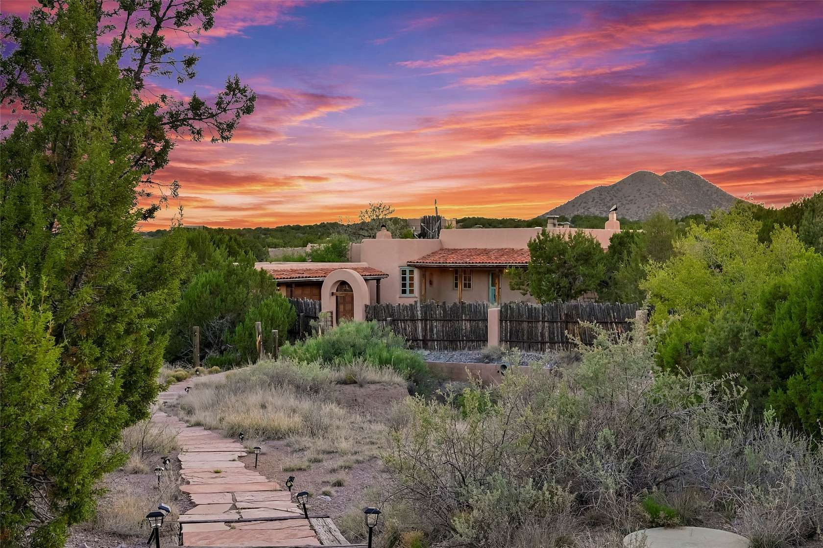 11.1 Acres of Land with Home for Sale in Santa Fe, New Mexico