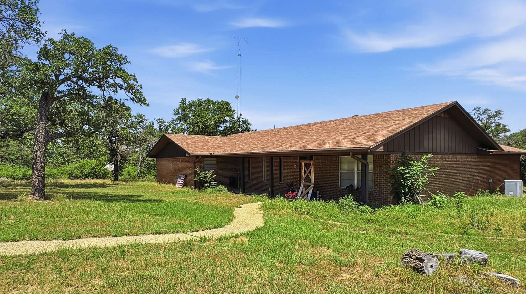 6.15 Acres of Land with Home for Sale in Graham, Texas