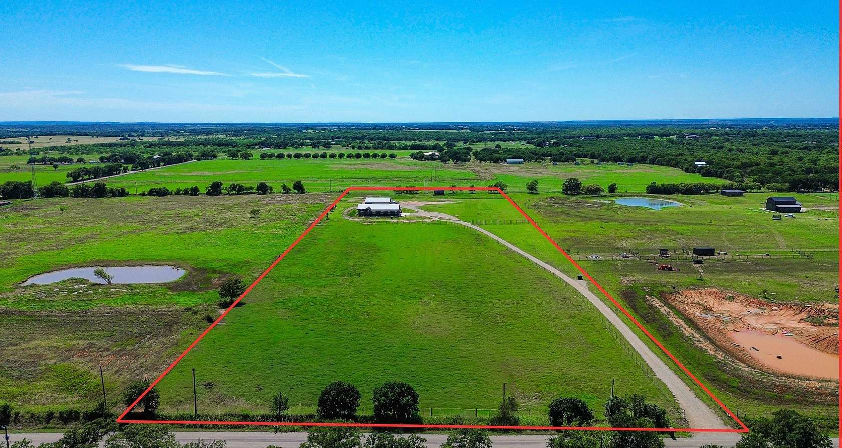 10 Acres of Land with Home for Sale in Lipan, Texas