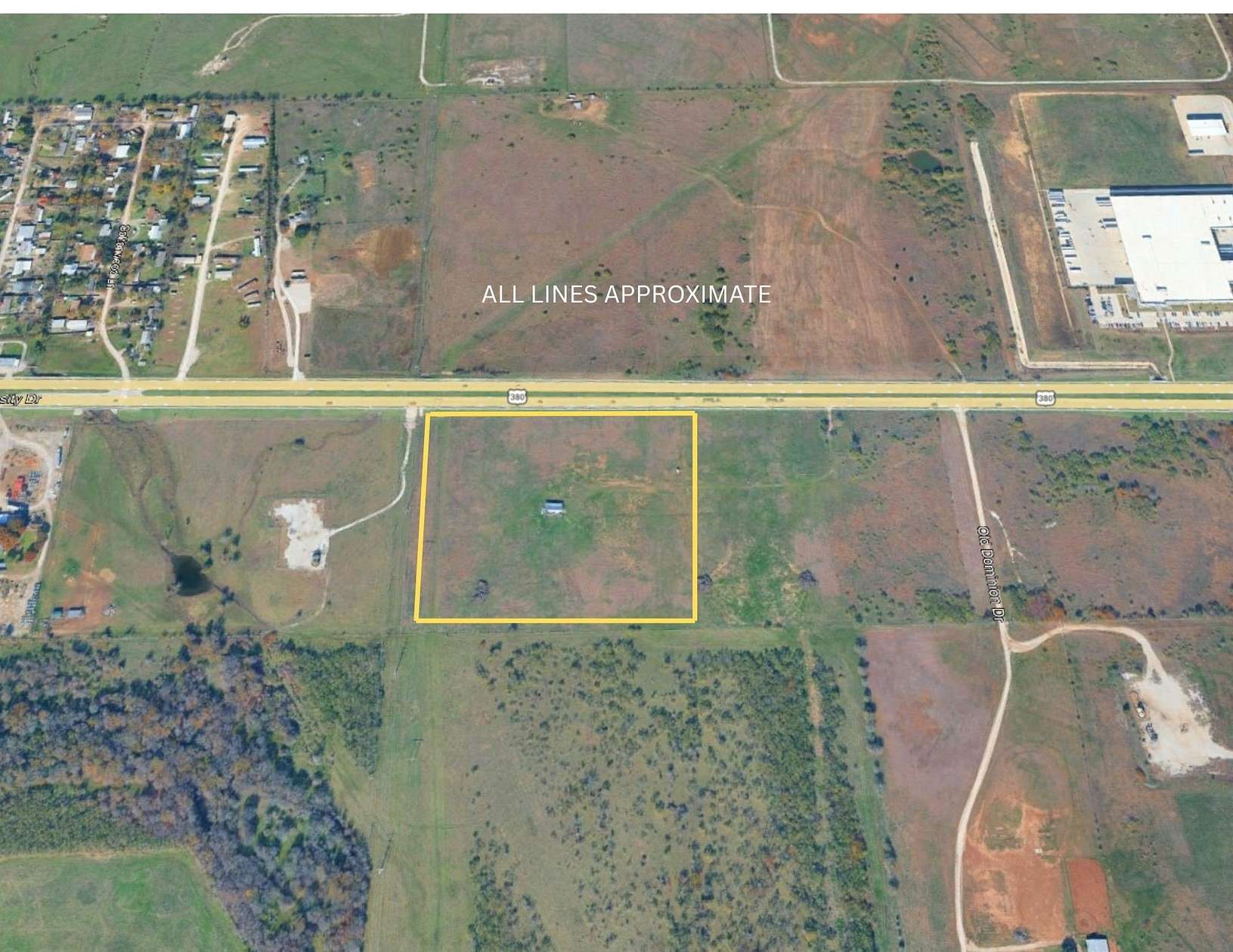 10 Acres of Commercial Land for Sale in Denton, Texas