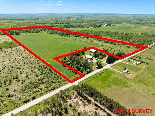 75.6 Acres of Recreational & Residential Land for Sale in Afton, Michigan