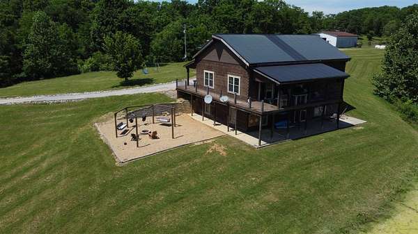 14.6 Acres of Recreational Land with Home for Sale in Vevay, Indiana