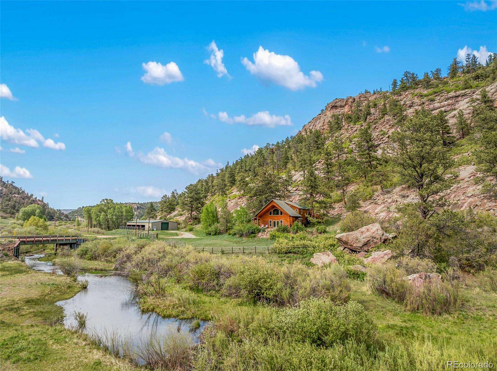 30.6 Acres of Land with Home for Sale in Florissant, Colorado