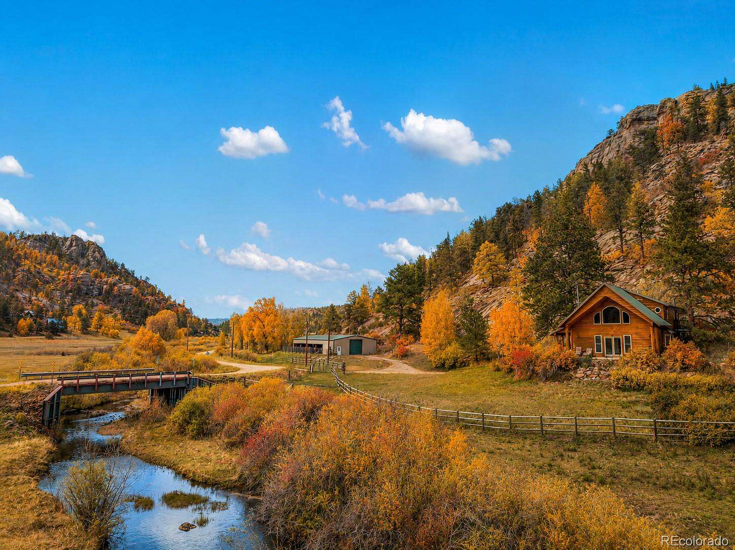 30.6 Acres of Land with Home for Sale in Florissant, Colorado