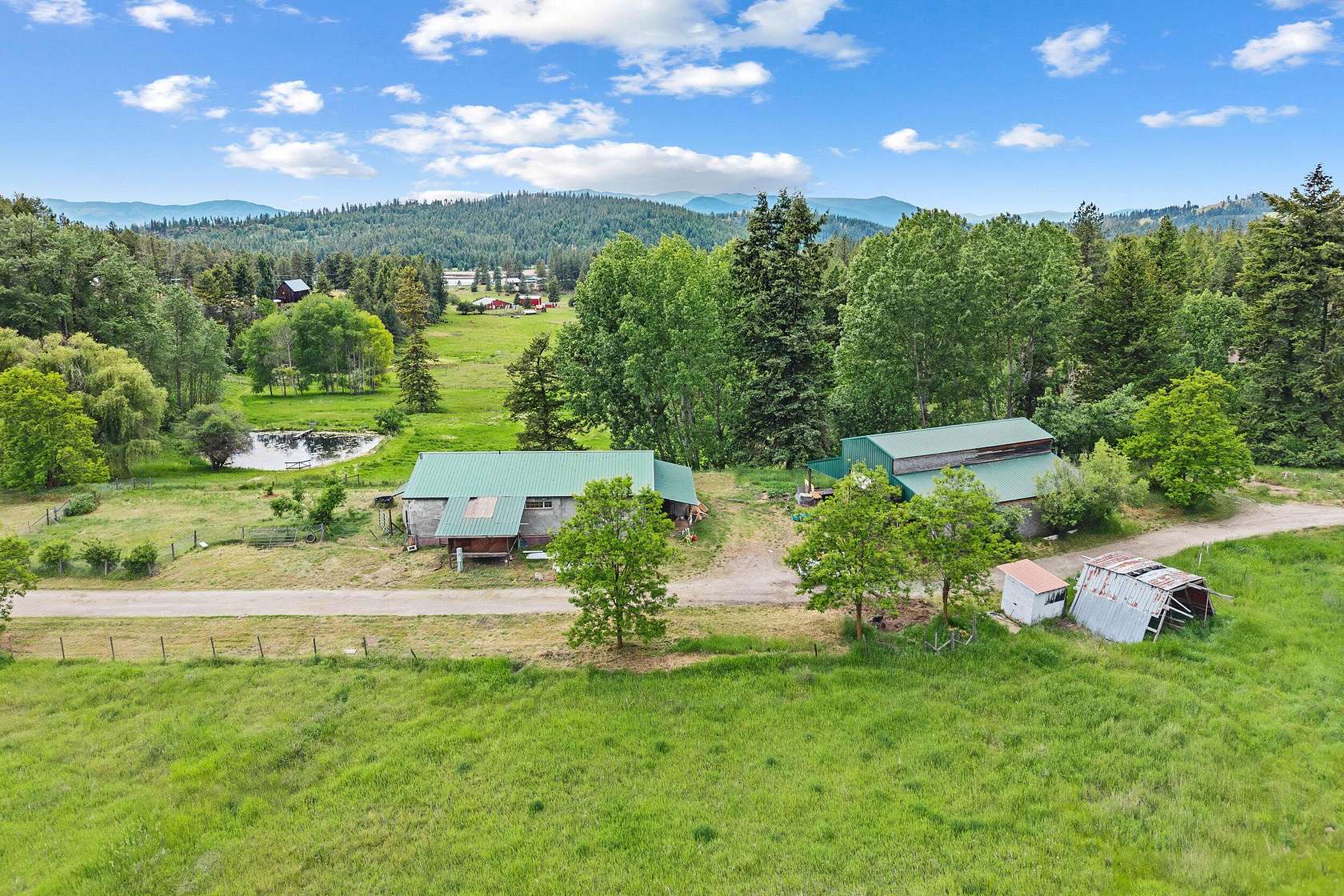 6.4 Acres of Land with Home for Sale in Colville, Washington