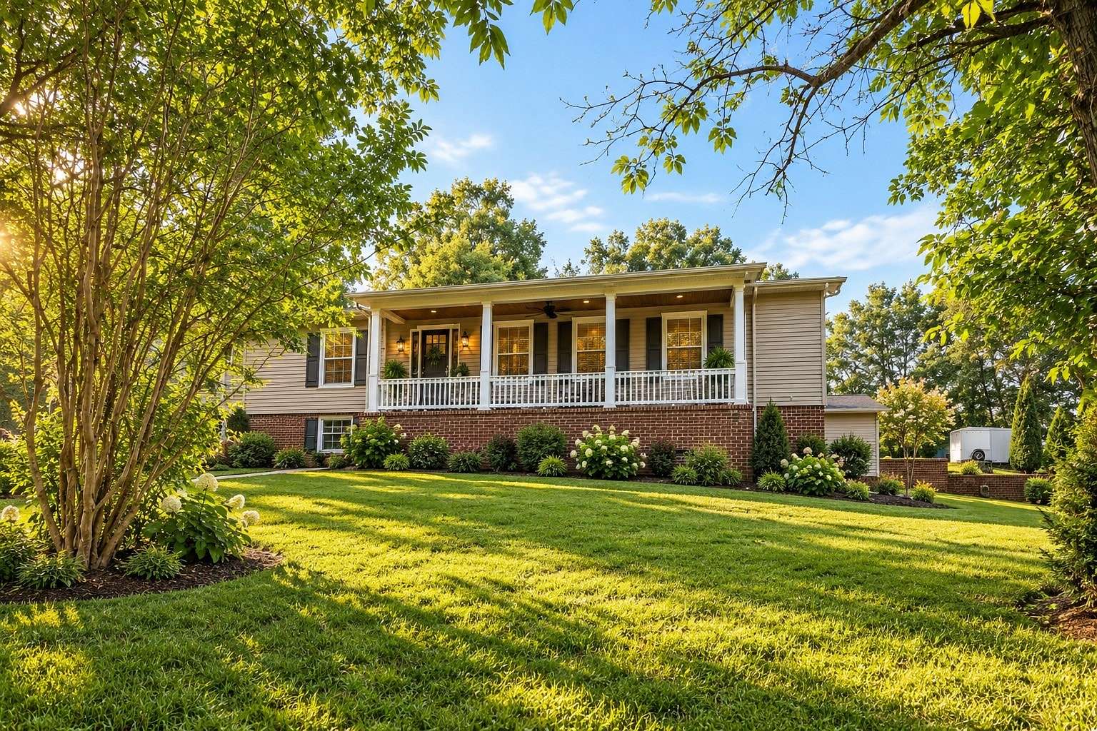7.28 Acres of Land with Home for Sale in Cottontown, Tennessee