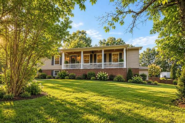 7.28 Acres of Land with Home for Sale in Cottontown, Tennessee