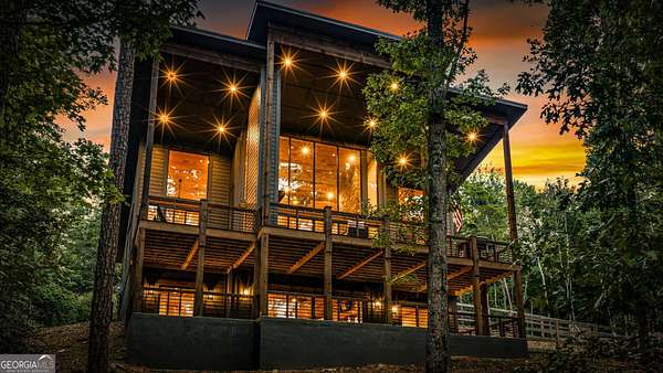 8.28 Acres of Land with Home for Sale in Cherry Log, Georgia