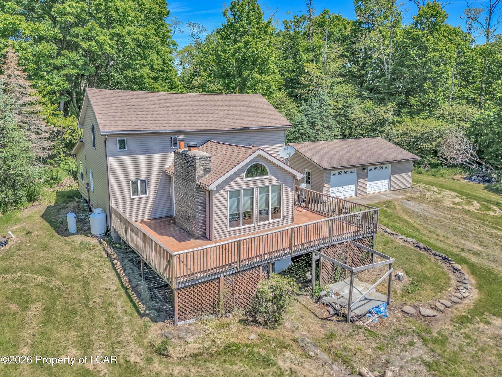 11.2 Acres of Land with Home for Sale in Le Raysville, Pennsylvania