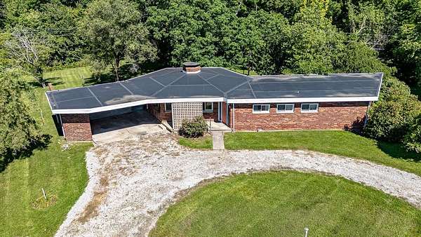 5.5 Acres of Land with Home for Sale in Aurora, Indiana
