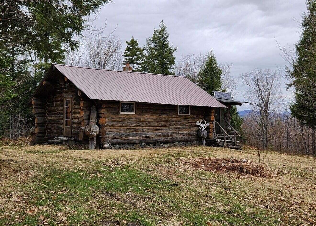 54 Acres of Recreational Land with Home for Sale in Moscow, Maine