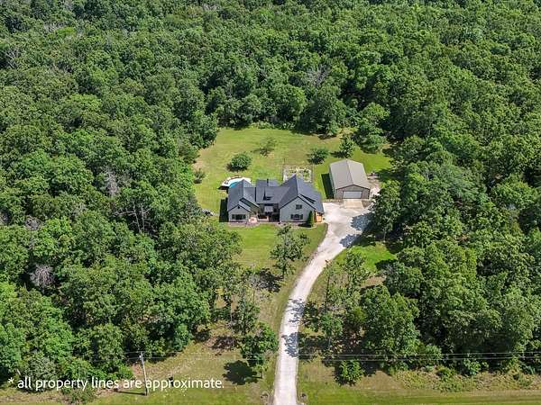 5 Acres of Land with Home for Sale in Pleasant Hope, Missouri