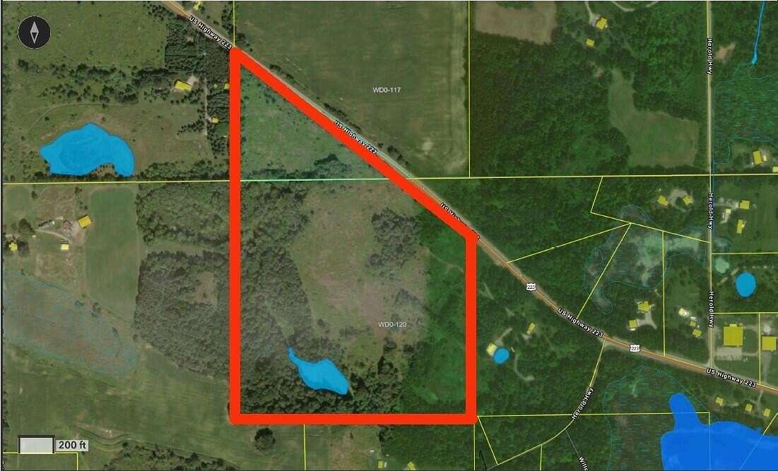 48.8 Acres of Land for Sale in Addison, Michigan