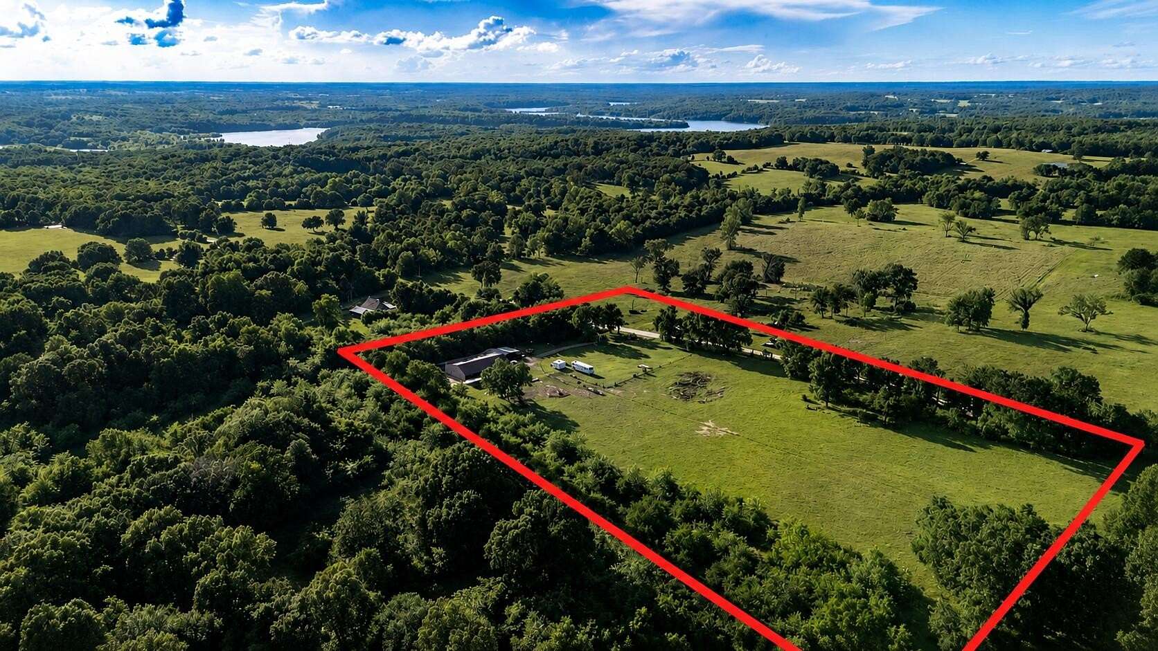 7.3 Acres of Land with Home for Sale in Everton, Missouri