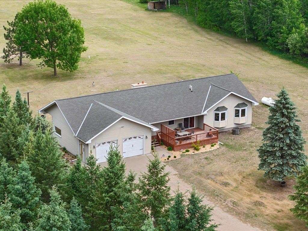 20 Acres of Recreational Land with Home for Sale in Loon Lake Township, Minnesota