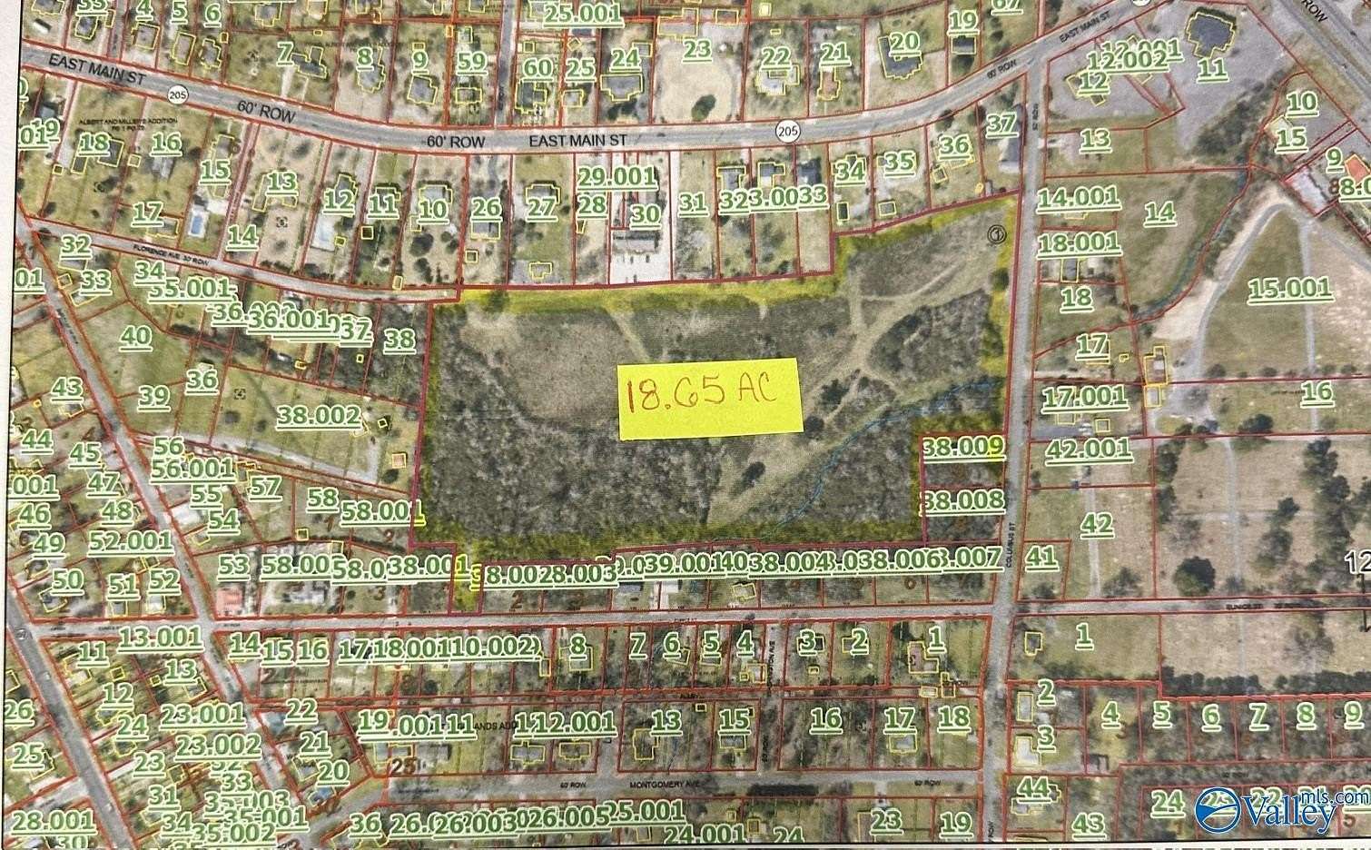18.7 Acres of Land for Sale in Albertville, Alabama