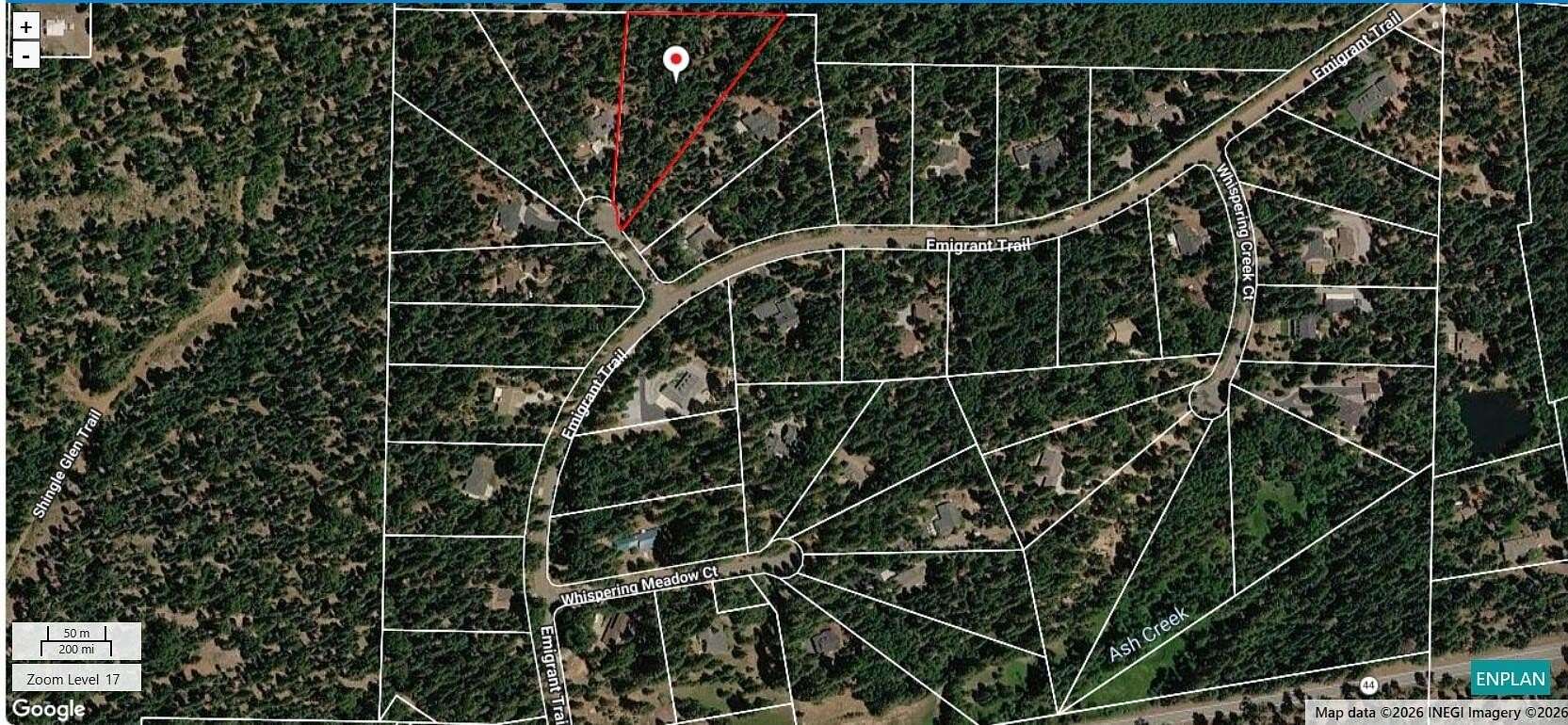 2.67 Acres of Residential Land for Sale in Shingletown, California