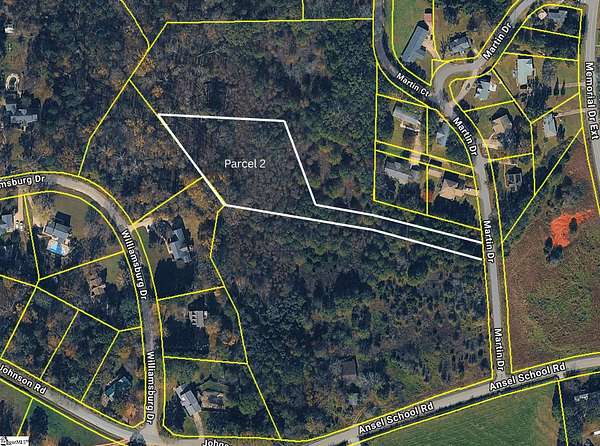 2 Acres of Residential Land for Sale in Greer, South Carolina