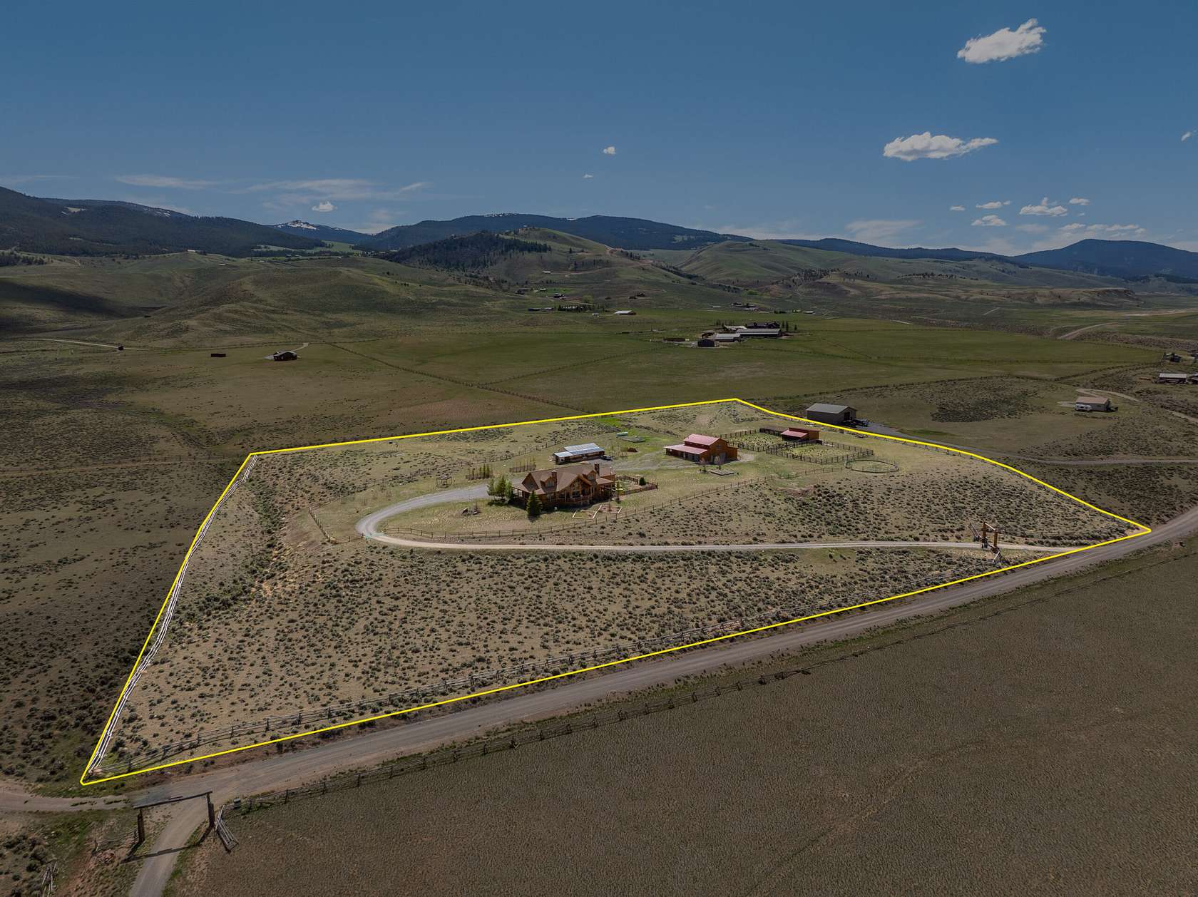 8.5 Acres of Land with Home for Sale in Dubois, Wyoming