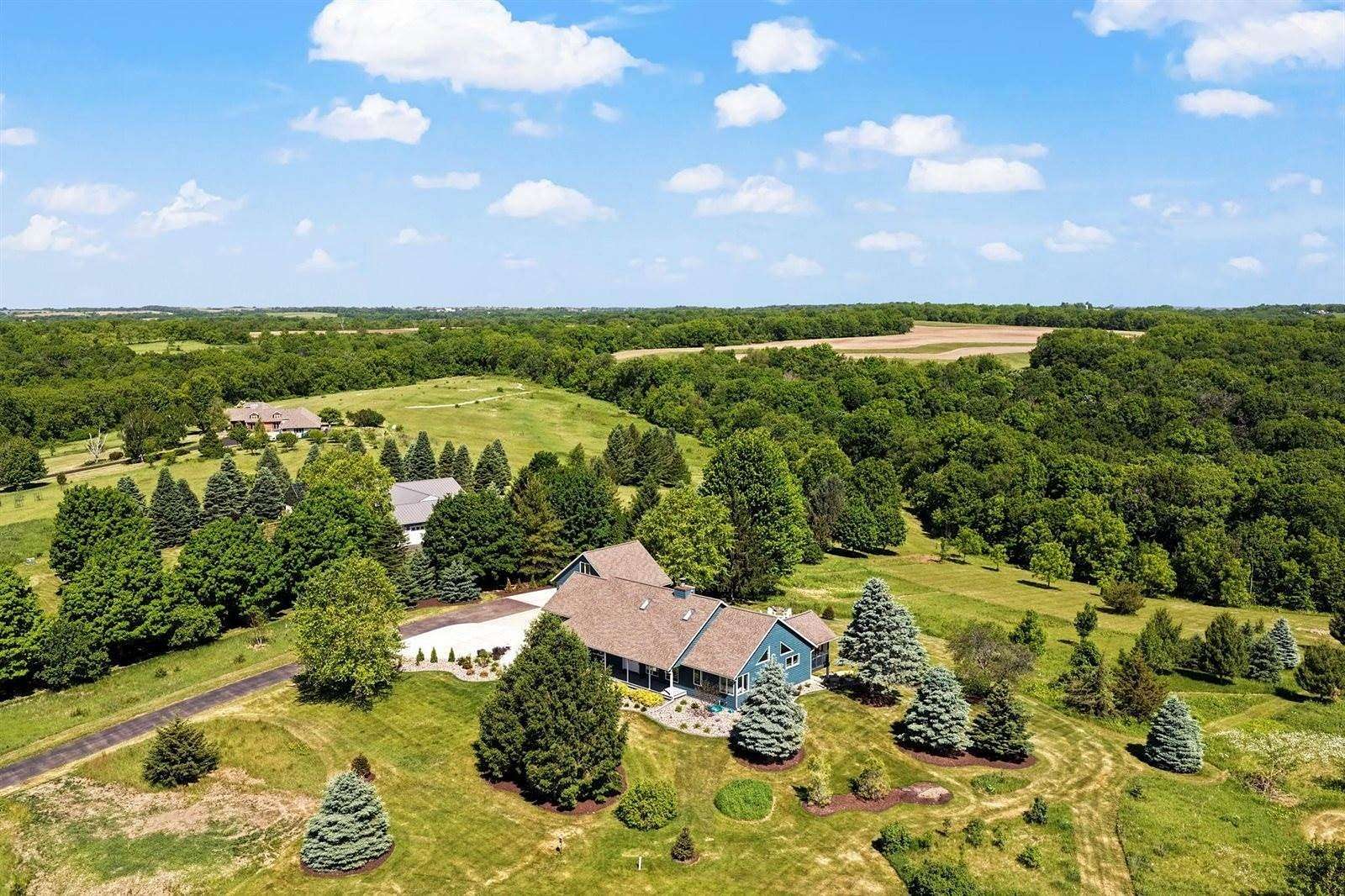 6.12 Acres of Land with Home for Sale in New Glarus, Wisconsin