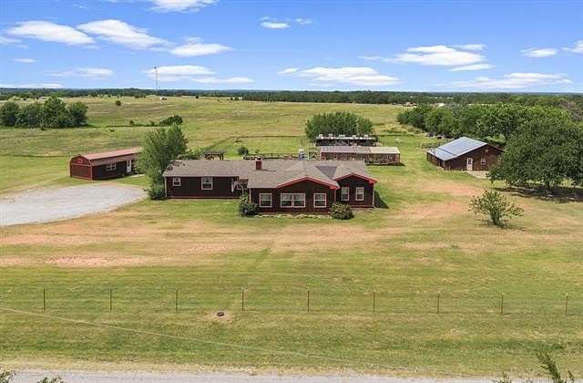 33 Acres of Agricultural Land with Home for Sale in Wilson, Oklahoma
