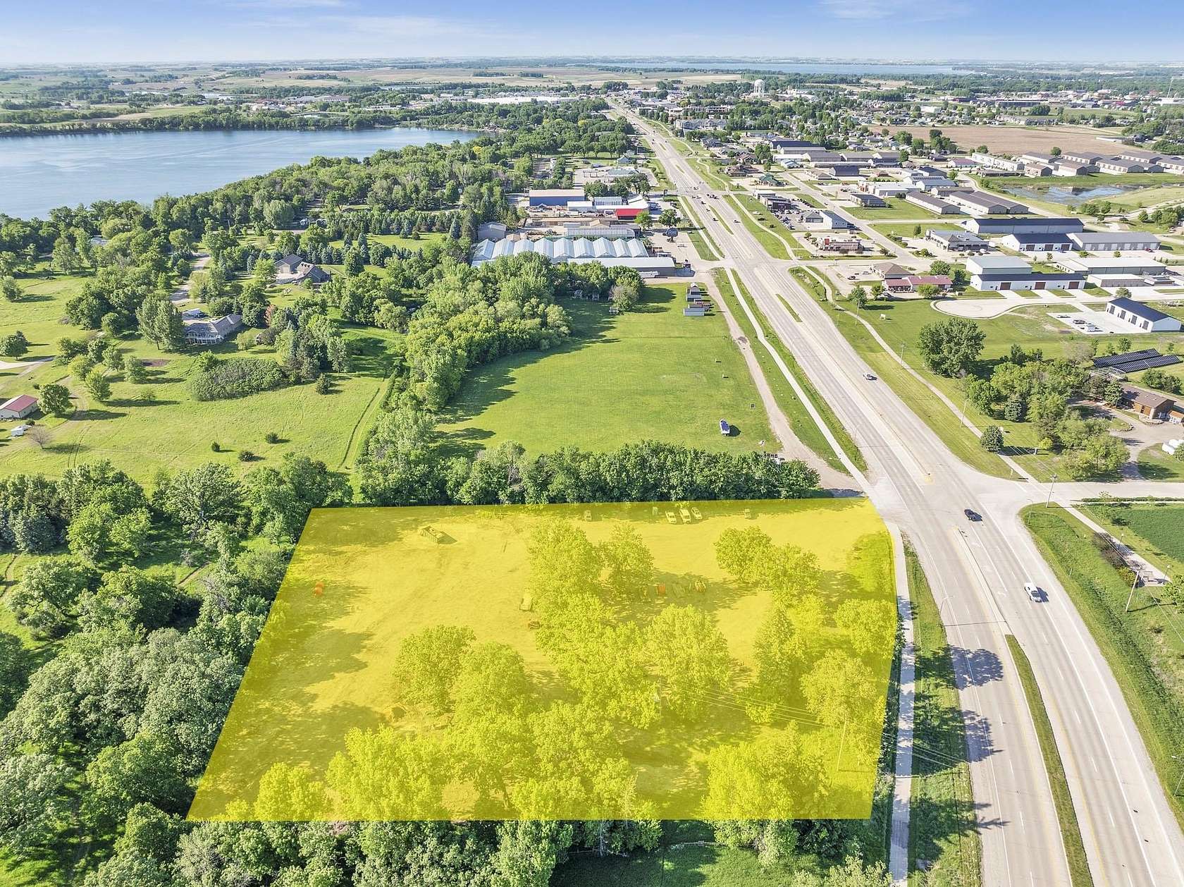 3.76 Acres of Commercial Land for Sale in Spirit Lake, Iowa