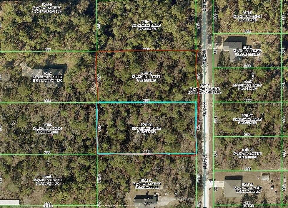 2 Acres of Residential Land for Sale in Weeki Wachee, Florida