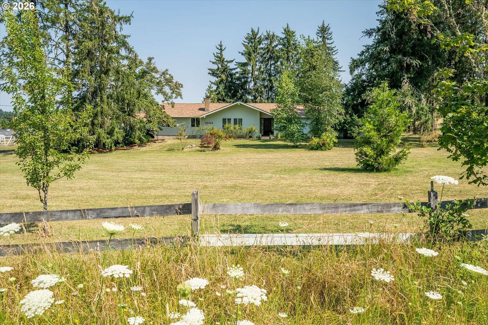 7.5 Acres of Land with Home for Sale in Dexter, Oregon