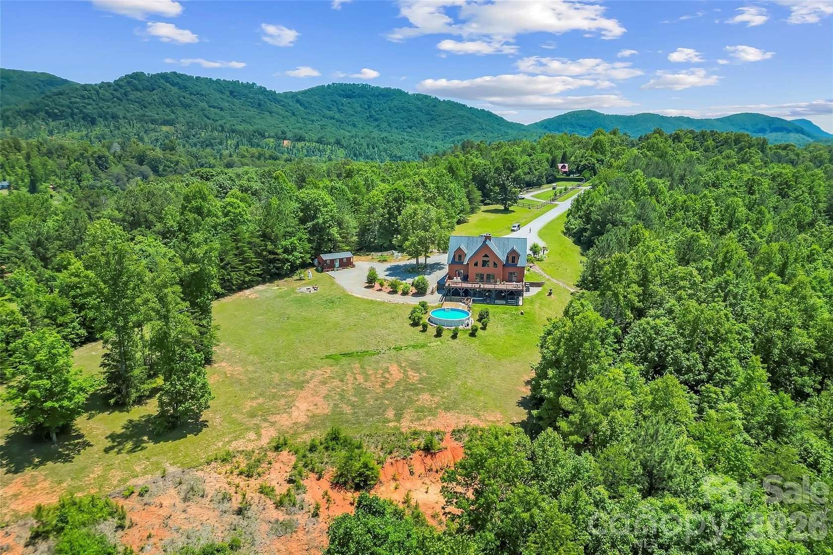 12.1 Acres of Land with Home for Sale in Union Mills, North Carolina