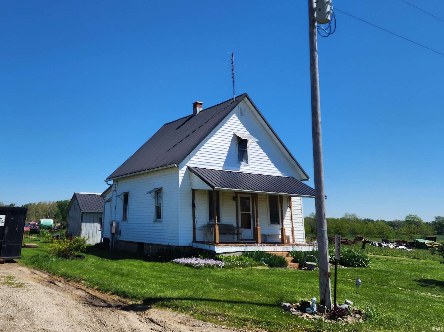 60 Acres of Land with Home for Auction in Bryant, Indiana