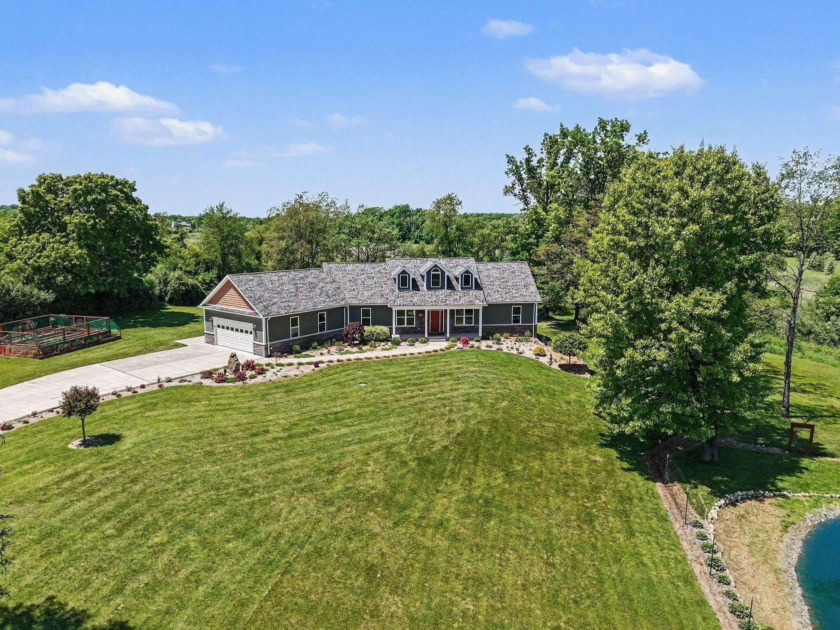 6.77 Acres of Land with Home for Sale in Whitmore Lake, Michigan