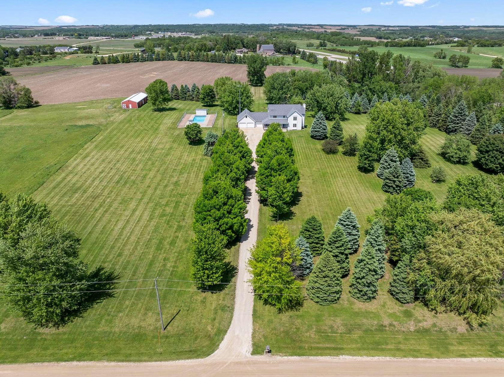 33.4 Acres of Land with Home for Sale in Oronoco, Minnesota