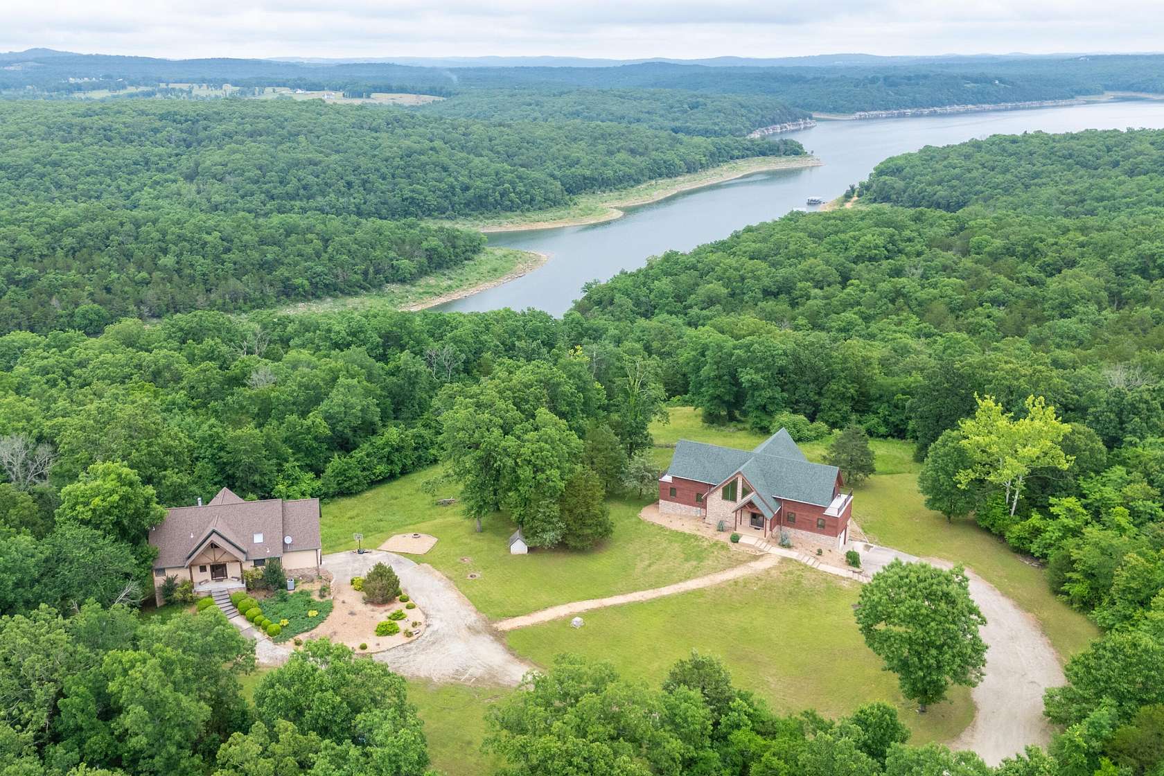 95 Acres of Land with Home for Sale in Cedarcreek, Missouri