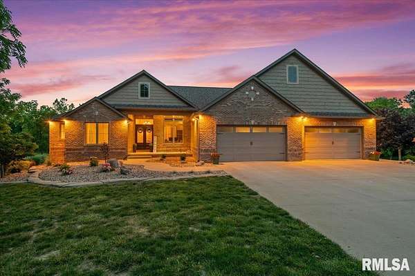 14.3 Acres of Land with Home for Sale in Springfield, Illinois