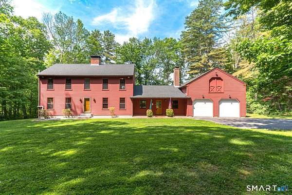 16.7 Acres of Recreational Land with Home for Sale in Pomfret, Connecticut