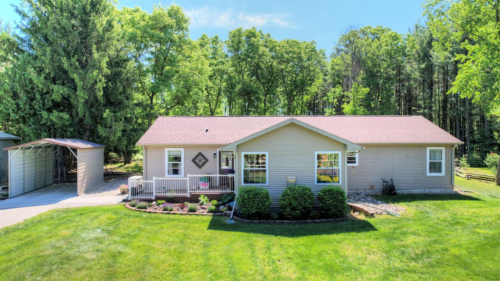 25.9 Acres of Recreational Land with Home for Sale in Big Rapids, Michigan