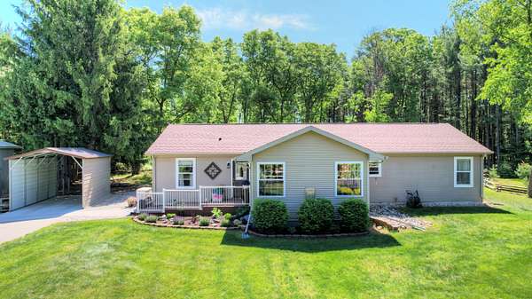 25.9 Acres of Recreational Land with Home for Sale in Big Rapids, Michigan