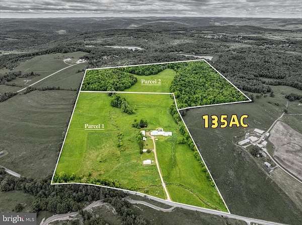 135 Acres of Land with Home for Sale in Equinunk, Pennsylvania