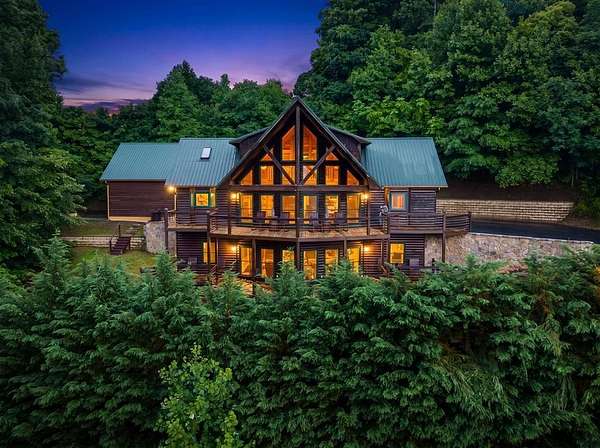 1.8 Acres of Land with Home for Sale in Hiawassee, Georgia