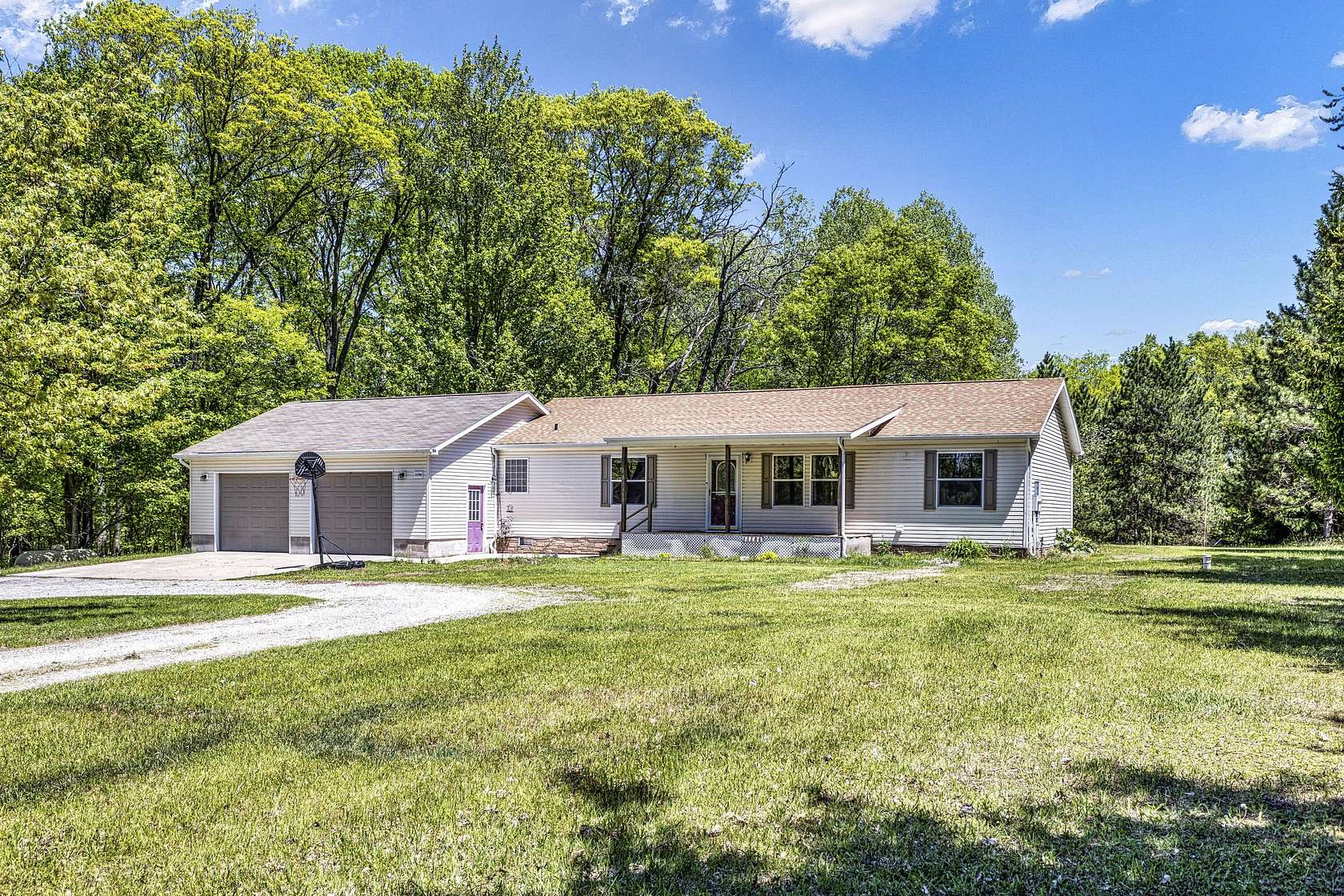 3.9 Acres of Land with Home for Sale in Roscommon, Michigan