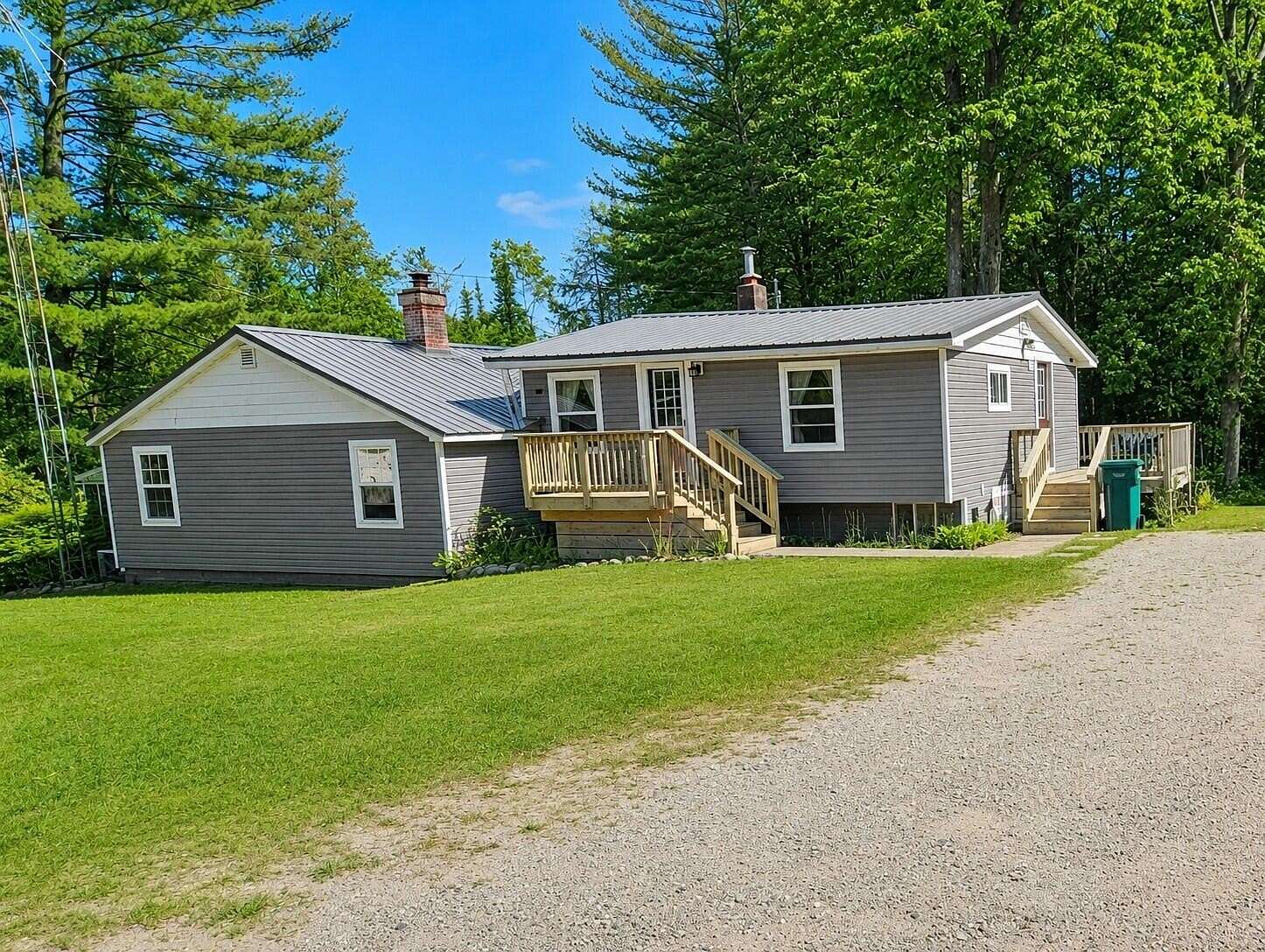 2.24 Acres of Land with Home for Sale in Farwell, Michigan