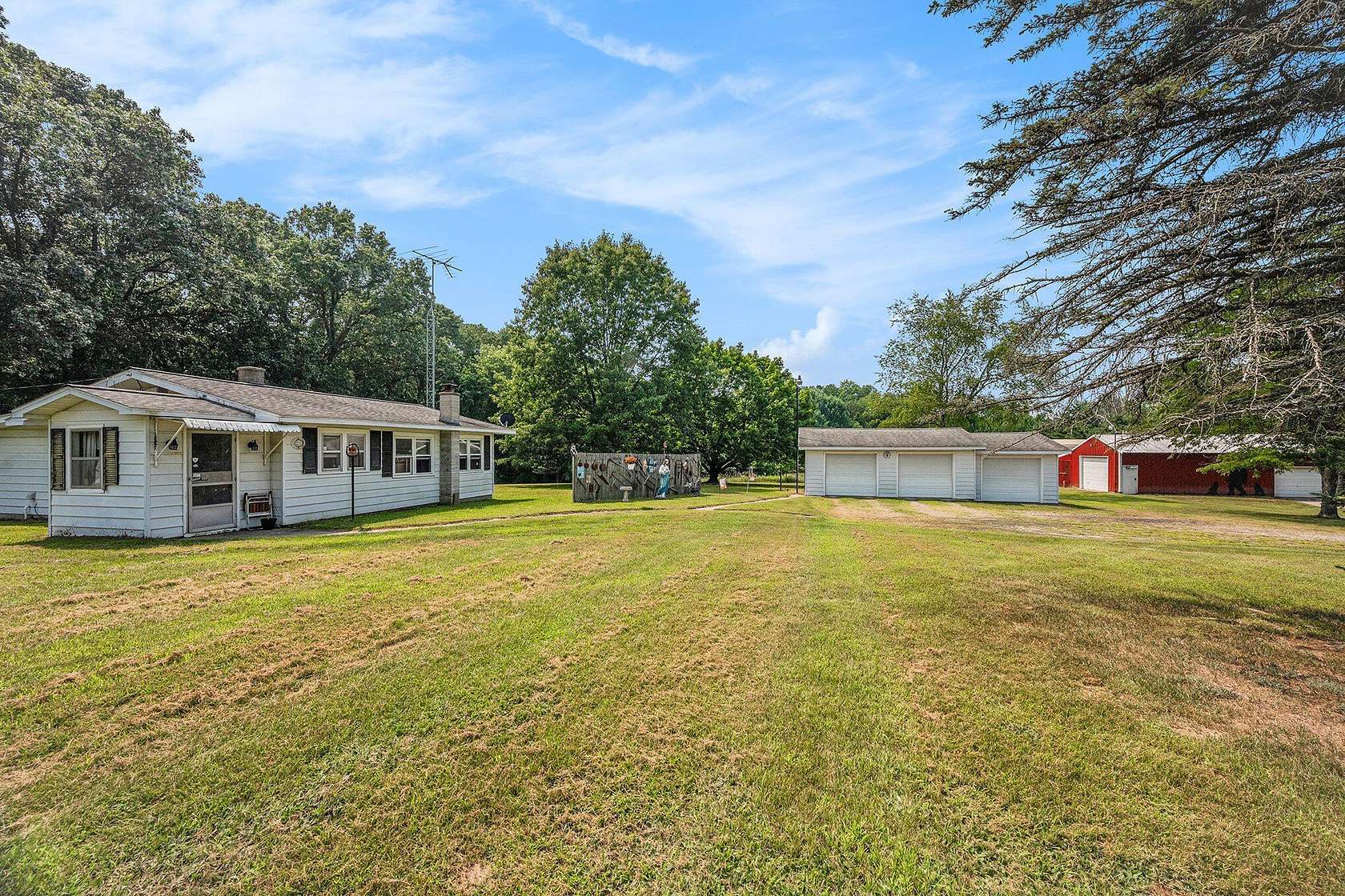 10.5 Acres of Land with Home for Sale in Bellevue, Michigan